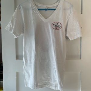 White Texas tech v neck